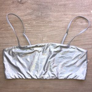 Metallic Bralette / Crop Top